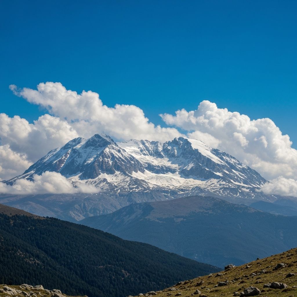 Mount Olympus in Greece