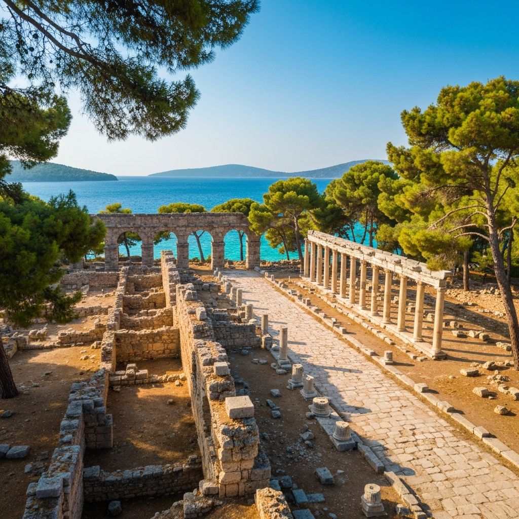 Phaselis Ancient City ruins